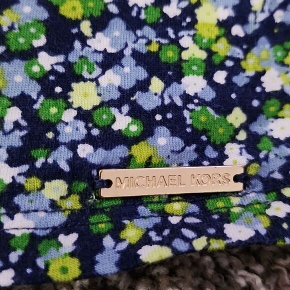 MICHAEL Kors floral shirt bell flare sleeves size S - Picture 4 of 9